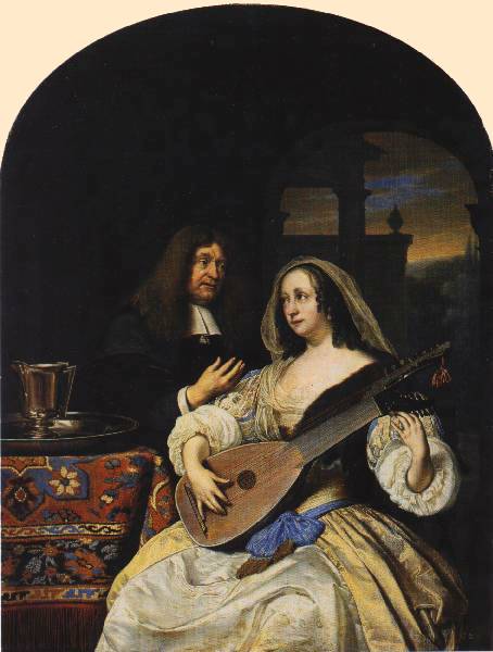Portrait of Francois de le Boë Sylvius and his Wife. 1672