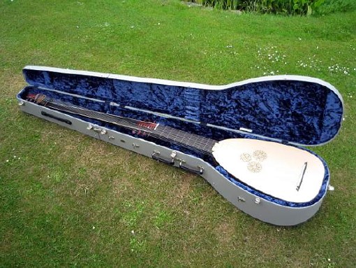 Telescopic theorbo case by Kingham MTM Cases