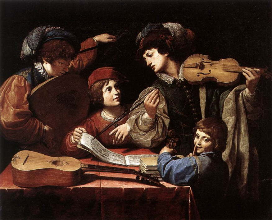 The Concert,  a painting by Leonello Spada
